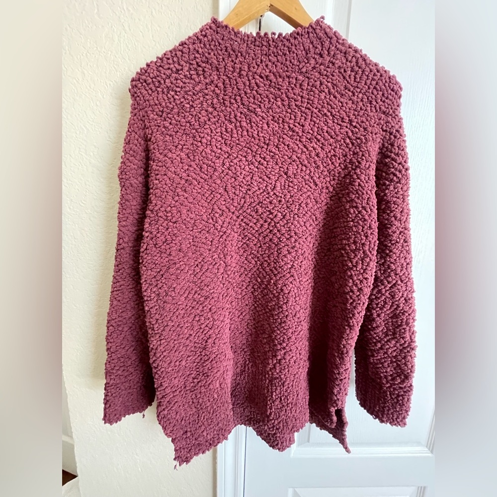 Maroon Sherpa Sweater